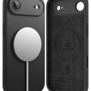 iPhone 17 Air Back Cover case | Silicone Magnetic - Black