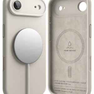 iPhone 17 Air Back Cover case | Silicone Magnetic - Stone