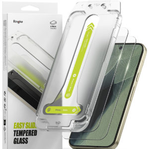 Google Pixel 11 Tempered Glass Screen Protector Guard | Easy Slide - Clear {2 Pack}