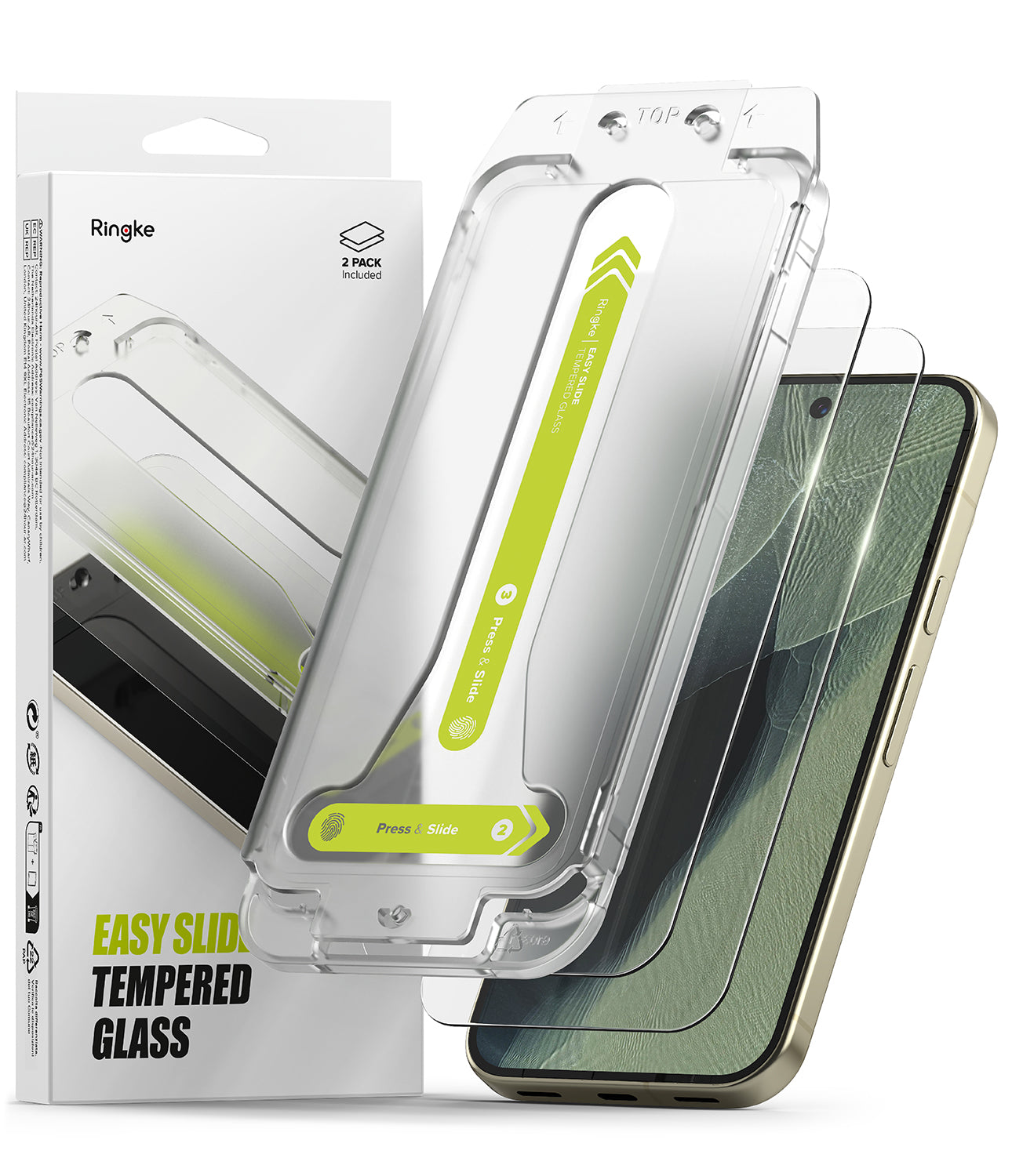 Google Pixel 11 Tempered Glass Screen Protector Guard | Easy Slide - Clear {2 Pack} Google Pixel 11 Tempered Glass Screen Protector Guard | Easy Slide - Clear {2 Pack}
